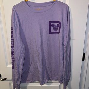Disney Purple Long Sleeve Shirt